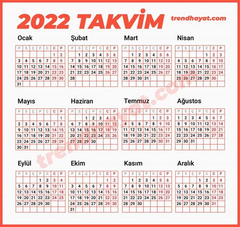 2022 yılı resmi tatiller